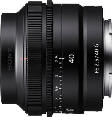 Sony FE 40 mm f/2,5 G objektiivi