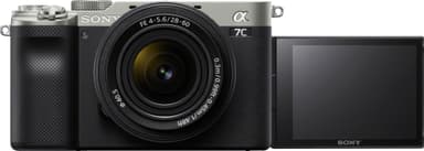 Sony Alpha 7C peilitön järjestelmäkamera + 28-60 mm objektiivi