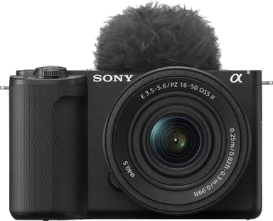 Sony ZV-E10 II peilitön järjestelmäkamera + 16-50 mm objektiivi