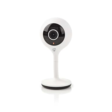 Nedis SmartLife Sisäkamera | Wi-Fi | Full HD 1080p | MicroSD (ei sisälly) / Pilvipalvelutallennus (valinnainen) | Liiketunnistimella | Yökuvaus | Valkoinen
