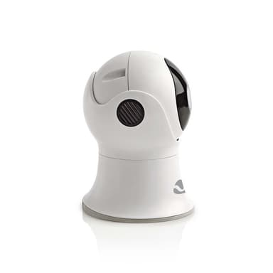 Nedis SmartLife Ulkokamera | Wi-Fi | Full HD 1080p | Kääntö/kallistus | IP65 | Pilvipalvelutallennus (valinnainen) / Sisäinen 16GB | 12 V DC | Liiketunnistimella | Yökuvaus | Valkoinen