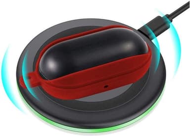 Suojakotelo Samsung Galaxy Buds (2019) -kuulokkeille, punainen.