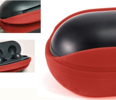 Suojakotelo Samsung Galaxy Buds (2019) -kuulokkeille, punainen.