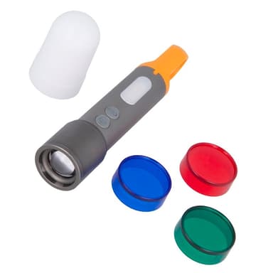 Forever Light TRAVELER - Ladattava LED-taskulamppu, jossa useita valotiloja, 1200mAh, USB-C