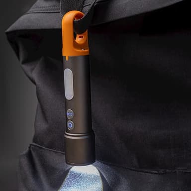 Forever Light TRAVELER - Ladattava LED-taskulamppu, jossa useita valotiloja, 1200mAh, USB-C