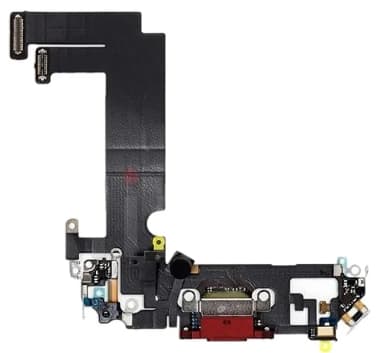 iPhone 12 Mini -latausliitin taipuisalla - punainen