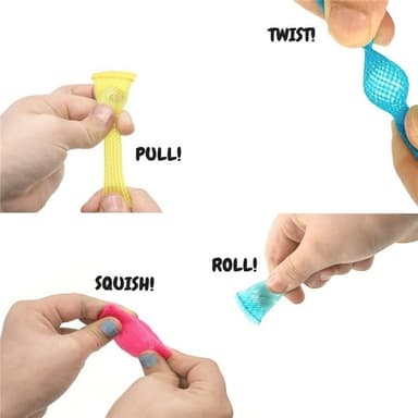 Marble ja mesh fidget lelu, punainen