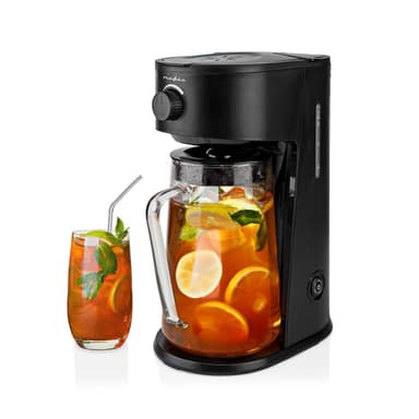 Nedis Jääkahvin & Jääteen Keitin | Kahvisuodatin | 2.5 l | 6 Kupit | Musta