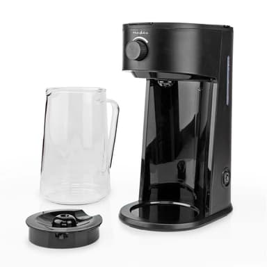 Nedis Jääkahvin & Jääteen Keitin | Kahvisuodatin | 2.5 l | 6 Kupit | Musta