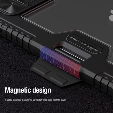 NILLKIN iPad Pro 11 (2024) Iskunkestävä puskurikotelo - Musta