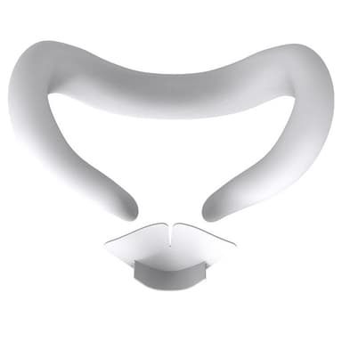 Meta Quest 3 Eye Mask Suojakuori nenätuella - Valkoinen