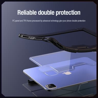 NILLKIN iPad Pro 11 (2024) Iskunkestävä puskurikotelo - Musta