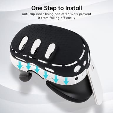 Meta Quest 3 VR Protective Shell -suojakuorelle, silikonisuojalle pölyltä putoamiselta