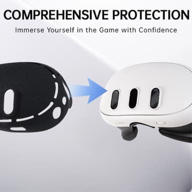 Meta Quest 3 VR Protective Shell -suojakuorelle, silikonisuojalle pölyltä putoamiselta