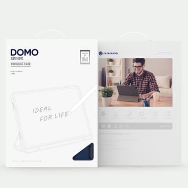 DUX DUCIS Domo iPad Air 13 (2024) Kolminkertainen jalusta - Blue