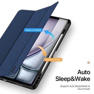 DUX DUCIS Domo iPad Air 13 (2024) Kolminkertainen jalusta - Blue