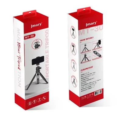JMARY MT-30 Selfie-keppi 5-osainen Säädettävä Jalusta Kamera / Puhelin / Projektori