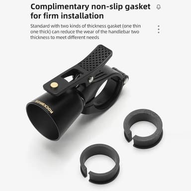ROCKBROS Copper Alloy Bike Bell Bell polkupyörän ohjaustanko - musta