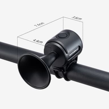 Electric Bike Bell Bell High Decibel polkupyörän ohjaustanko - Punainen