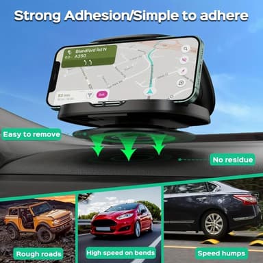 360 astetta kääntyvä autoteline itsekiinnittyvä matkapuhelinteline