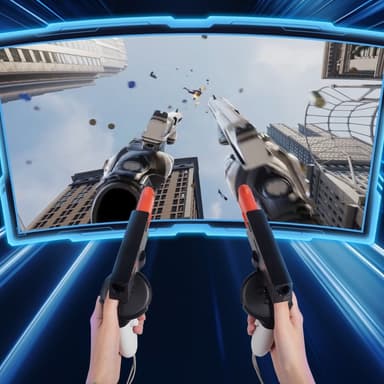DEVASO For Meta Quest 3 VR Gaming Gun Shooting Game Kahva