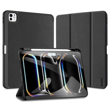 DUX DUCIS Domo iPad Pro 11 (2024) Kolminkertainen jalusta - Musta