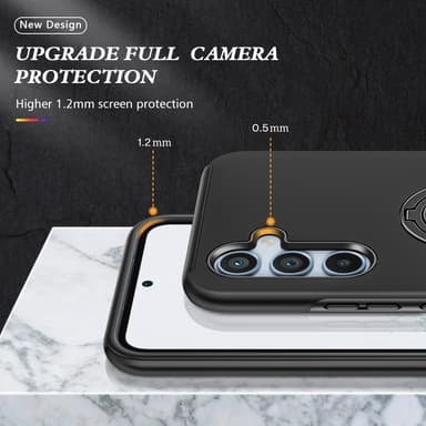 Samsung Galaxy A35 Sormirengas Sivutuen Hybridikotelo