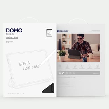 DUX DUCIS Domo iPad Pro 11 (2024) Kolminkertainen jalusta - Musta