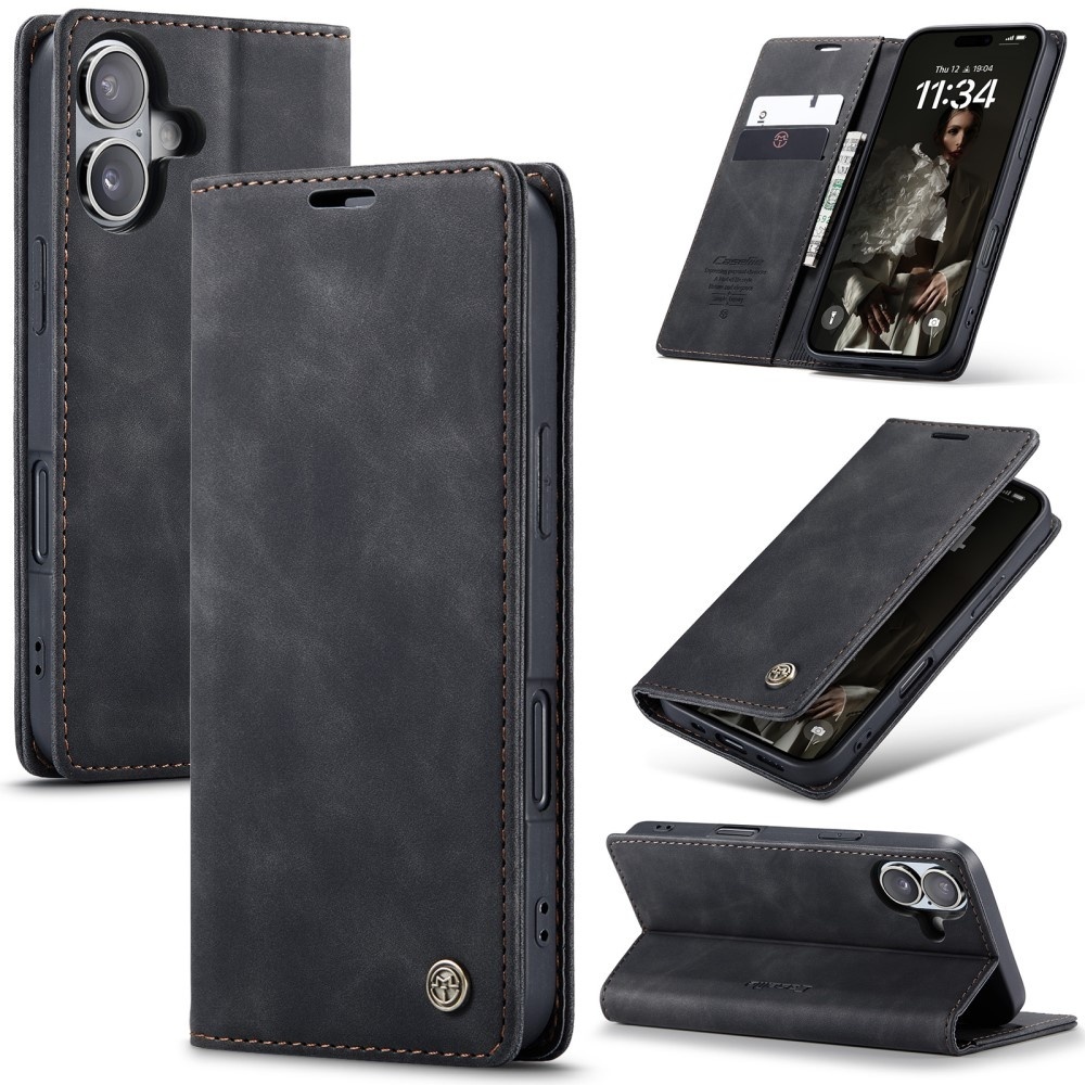 CASEME Retro lompakkokotelo iPhone 16