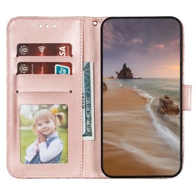 Samsung Galaxy A16 5G / A16 4G Flipkotelo PU-nahkaa, Kukallinen Kuvio