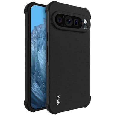 IMAK Google Pixel 9 Pro XL TPU Kotelo Ilmatyynykulmat Iskunkestävä Puhelimen Suojus - Musta