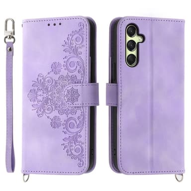 Samsung Galaxy A16 5G / A16 4G Kotelo Kukka Kuvio Lompakko