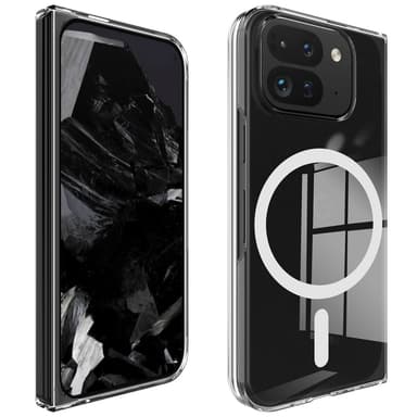 Google Pixel 9 Pro Fold 5G Magneettikotelo TPU + Akryyli Puhelimen Suojakuori, Yhteensopiva MagSafen Kanssa
