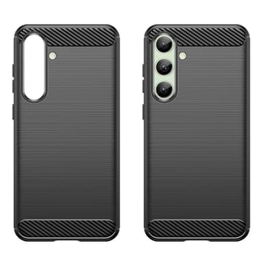 Samsung Galaxy S24 FE Kotelon Puhelimen Kansi TPU Hiilikuiturakenne