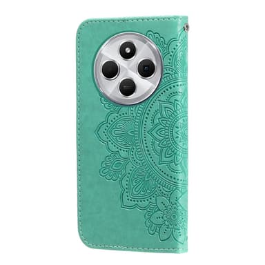 Xiaomi Redmi 14C Lompakkokotelo Kukka-Designilla ja Telineominaisuudella