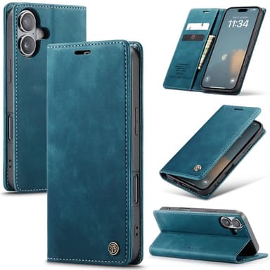 CASEME Retro lompakkokotelo iPhone 16 Plus