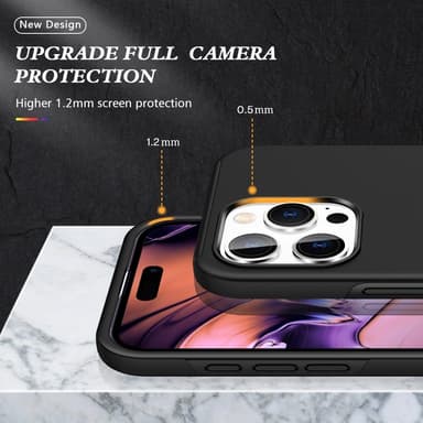 iPhone 16 Pro Max sormenrengasjalustan hybridikotelo