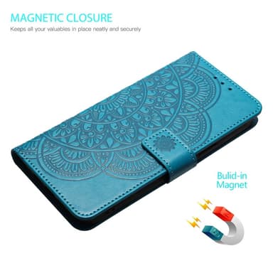 Samsung Galaxy A16 5G / A16 4G Kotelo Korttipaikoilla ja Mandala Kuvio
