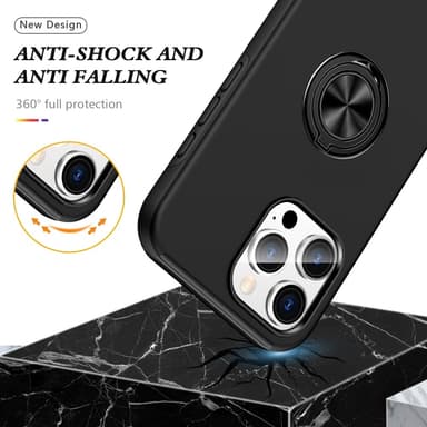 iPhone 16 Pro Max sormenrengasjalustan hybridikotelo