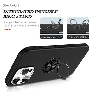 iPhone 16 Pro Max sormenrengasjalustan hybridikotelo