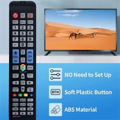 TV:n kaukosäädin Korvaa BN59-01223A Samsung TV