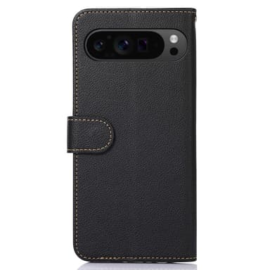 HAZNEH Google Pixel 9 / Pixel 9 Pro Lompakkokotelo Litchi-kuvio Puhelinkotelo