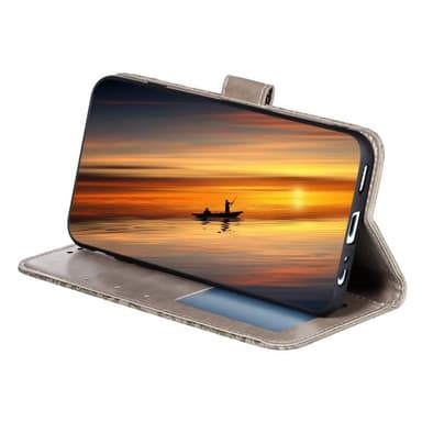 Samsung Galaxy A16 5G / A16 4G Flipkotelo PU-nahkaa, Kukallinen Kuvio