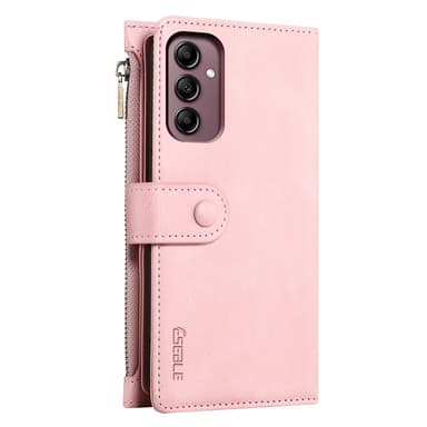 ESEBLE Star Series Samsung Galaxy S24 FE Suojakotelo Vetoketjutasku - Ruusukulta