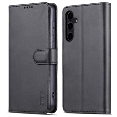 AZNS Samsung Galaxy S24 FE Puhelinkotelo Lompakko - Musta