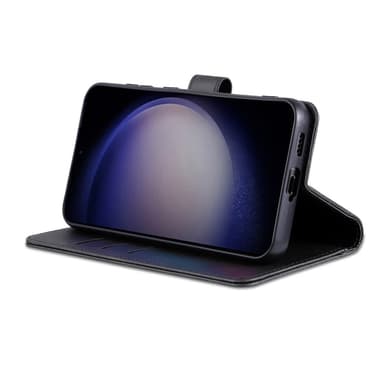 AZNS Samsung Galaxy S24 FE Puhelinkotelo Lompakko - Musta