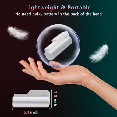 Meta Quest 3 Quest 2 5000 mAh:n 18 W:n nopea akkuvirtalähde LED-merkkivalolla