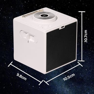 Monitoiminen Galaxy Star Projector White Noise Bluetooth-kaiutin