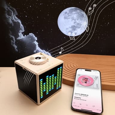 Monitoiminen Galaxy Star Projector White Noise Bluetooth-kaiutin