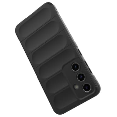 Samsung Galaxy S24 FE Pehmeä TPU Iskunkestävä Puhelimen Kuori - Musta